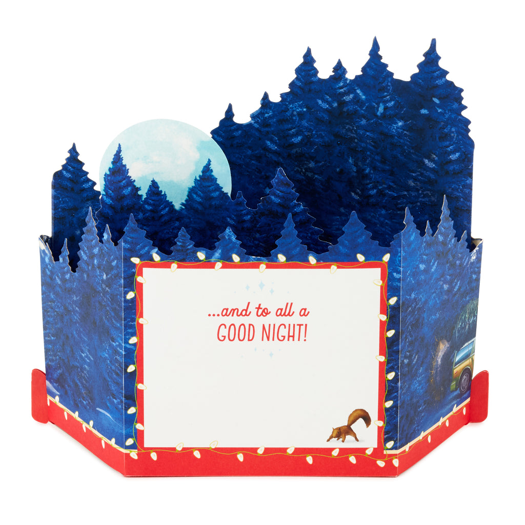 Paper Wonder Musical Pop Up Christmas Card (National Lampoon's Christmas Vacation, Plays Hallelujah Chorus)