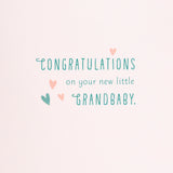 Baby Greeting Card for Grandparents (Warm and Cuddly New Grandbaby)