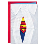 Signature Birthday Card for Him (Superman Silhouette)