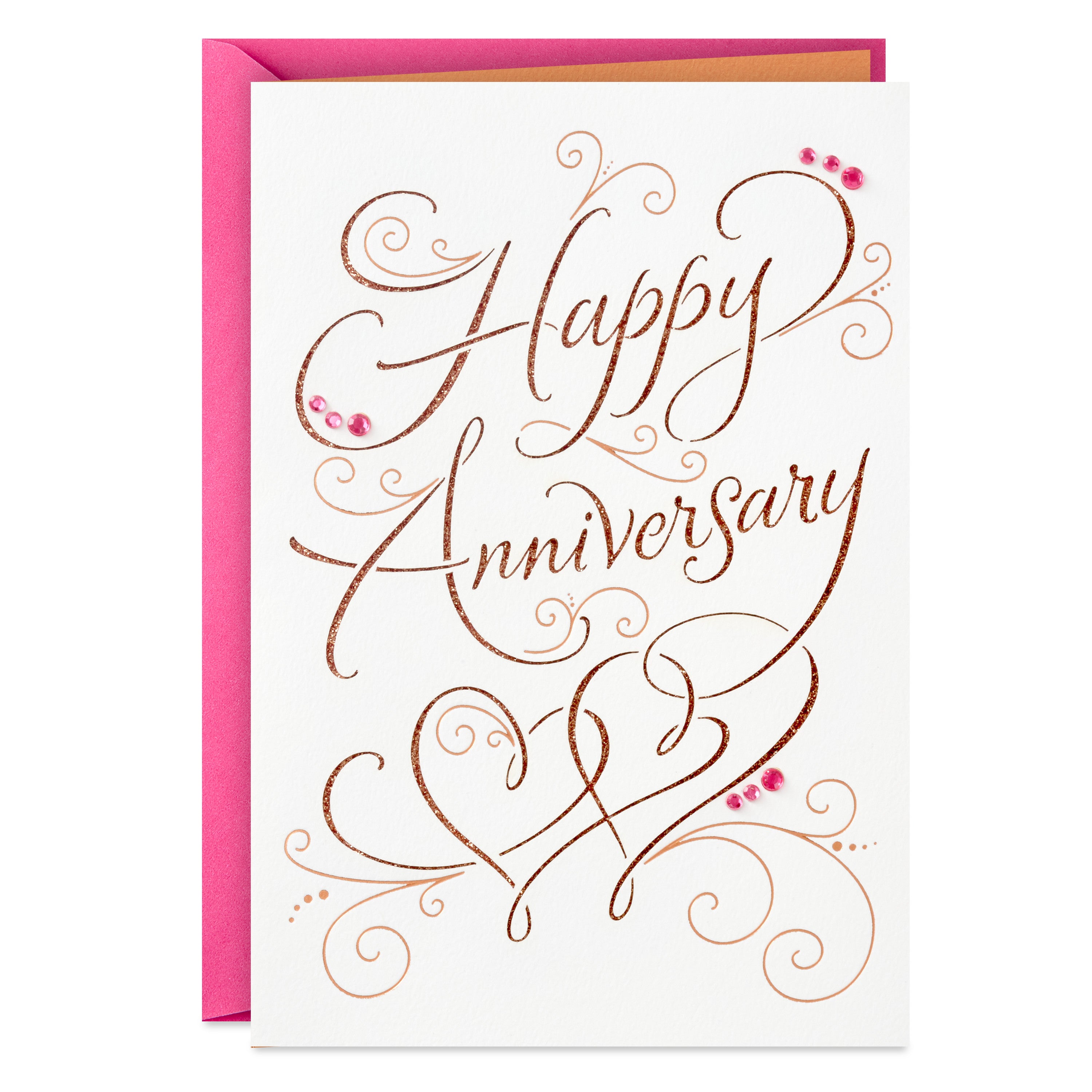 Signature Anniversary Card for Couple (Happy Anniversary)