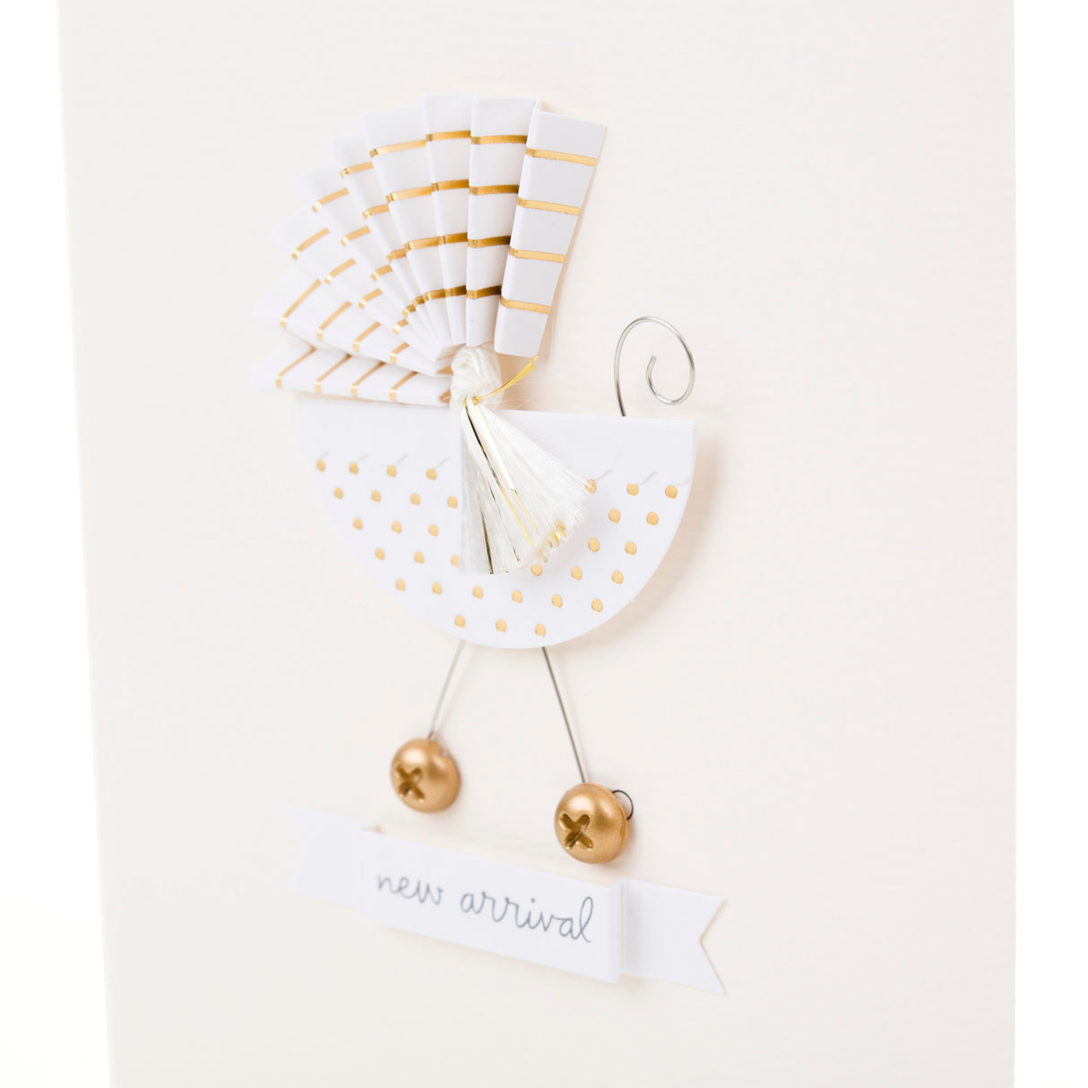 Signature Paper Craft Baby Shower Card (Stroller)