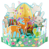 Paper Wonder Pop Up Easter Card (Displayable Woodland Creatures)