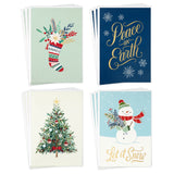 Boxed Christmas Cards Assortment, Let it Snow (4 Designs, 12 Cards and Envelopes)