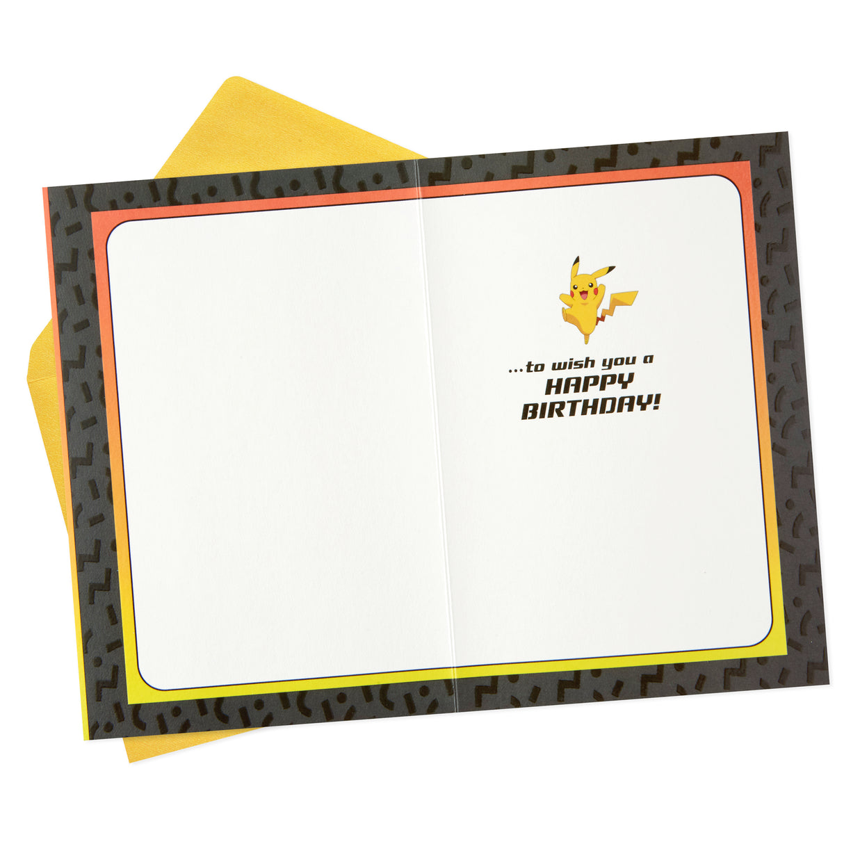 Pokémon Birthday Card (Wild Pikachu)