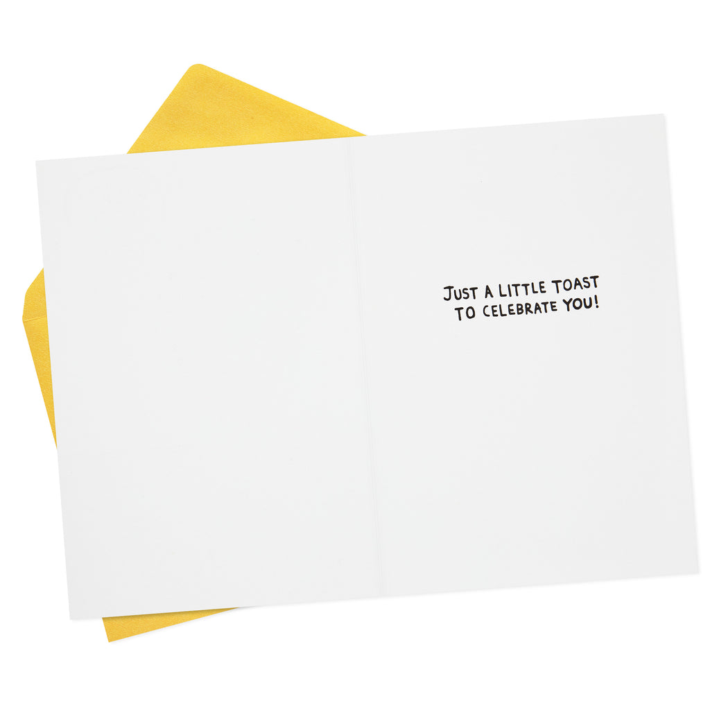 Shoebox Funny Birthday Card Or Congratulations Card Toast Hallmark