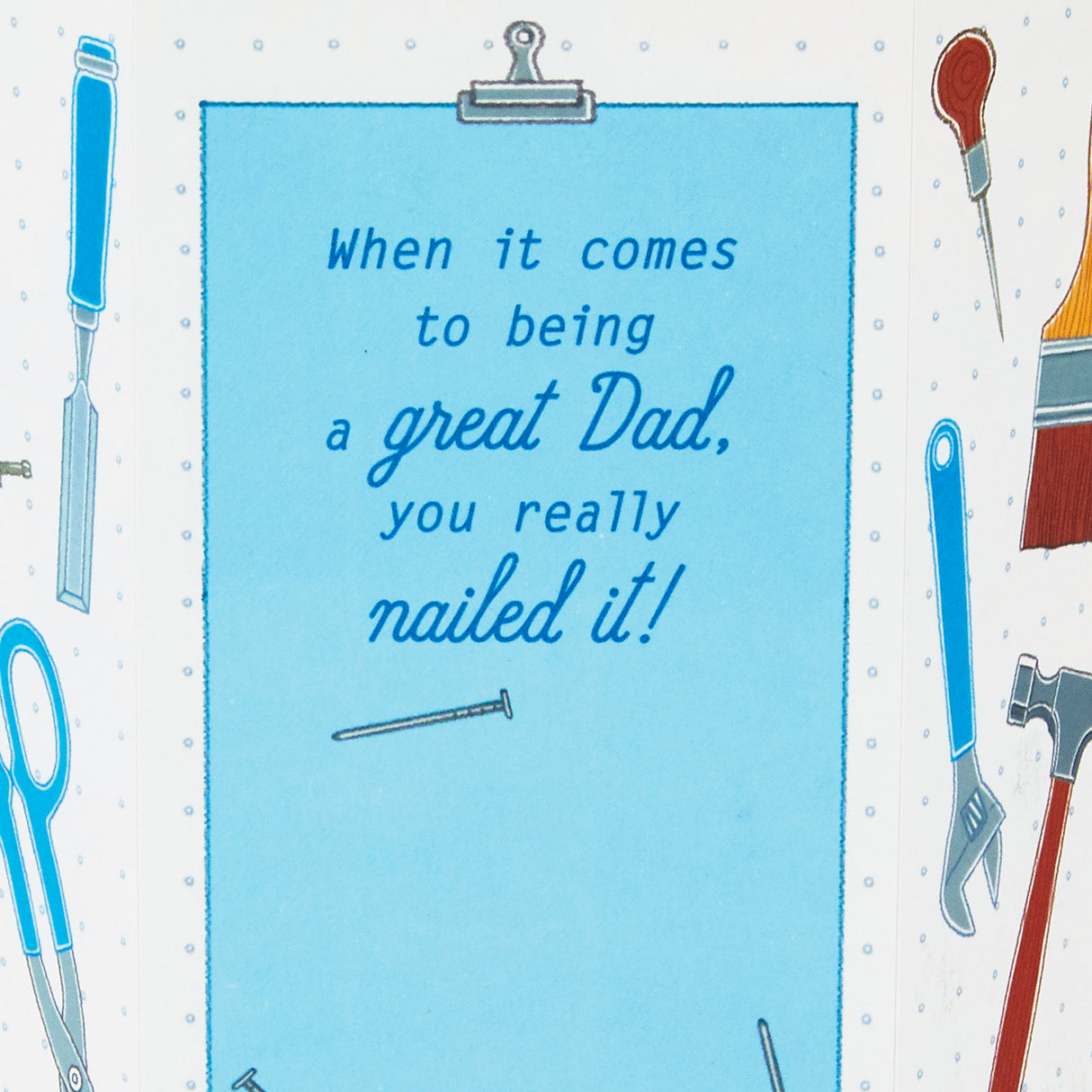 Paper Wonder Pop Up Father's Day Card (You Really Nailed It)