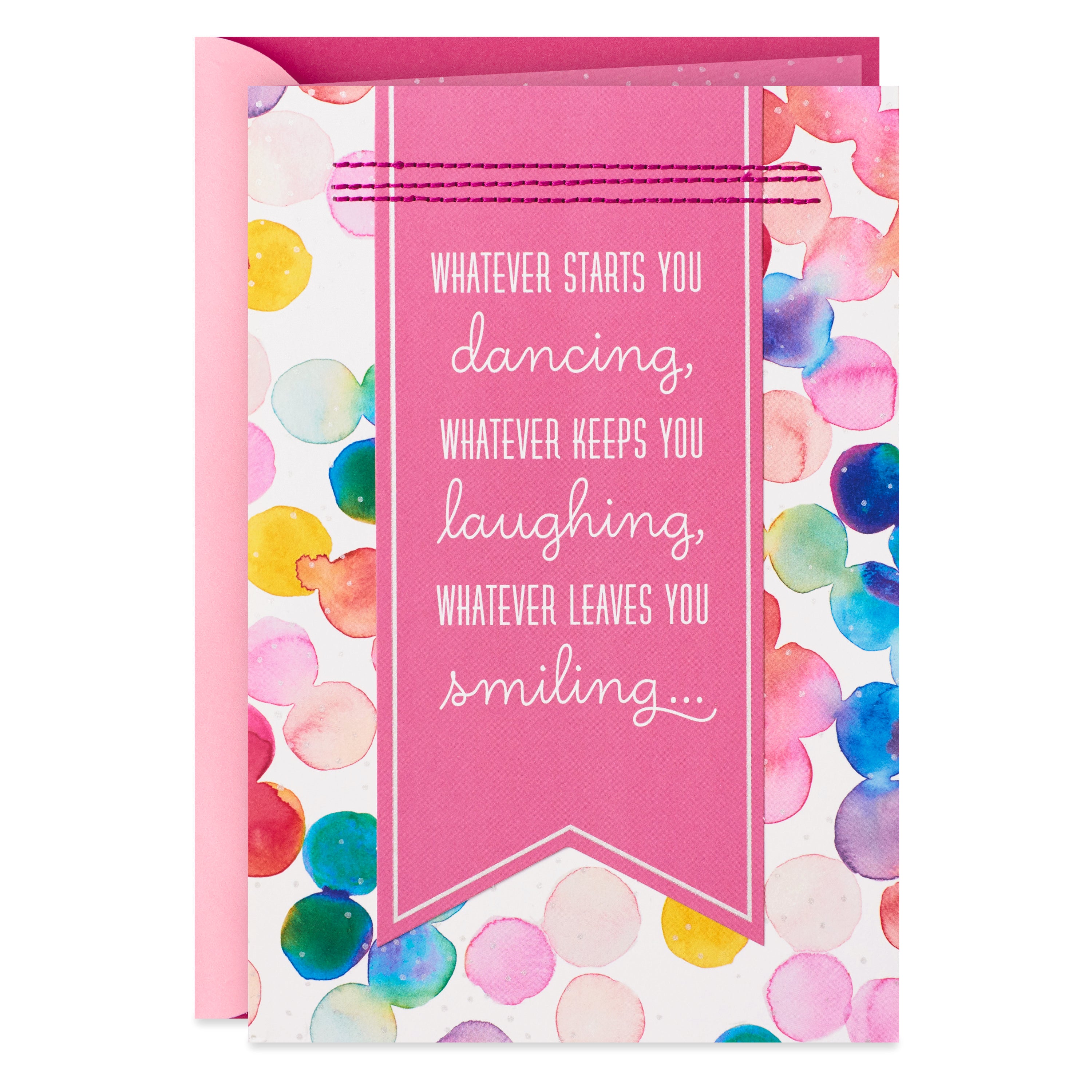 Birthday Greeting Card (Dancing Laughing Smiling)