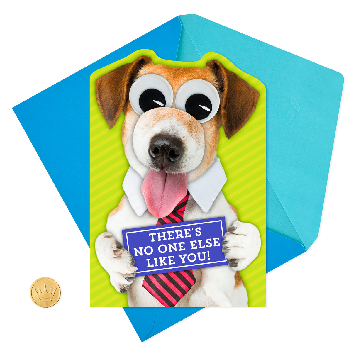Cute Father's Day Card (Dog with Googly Eyes)