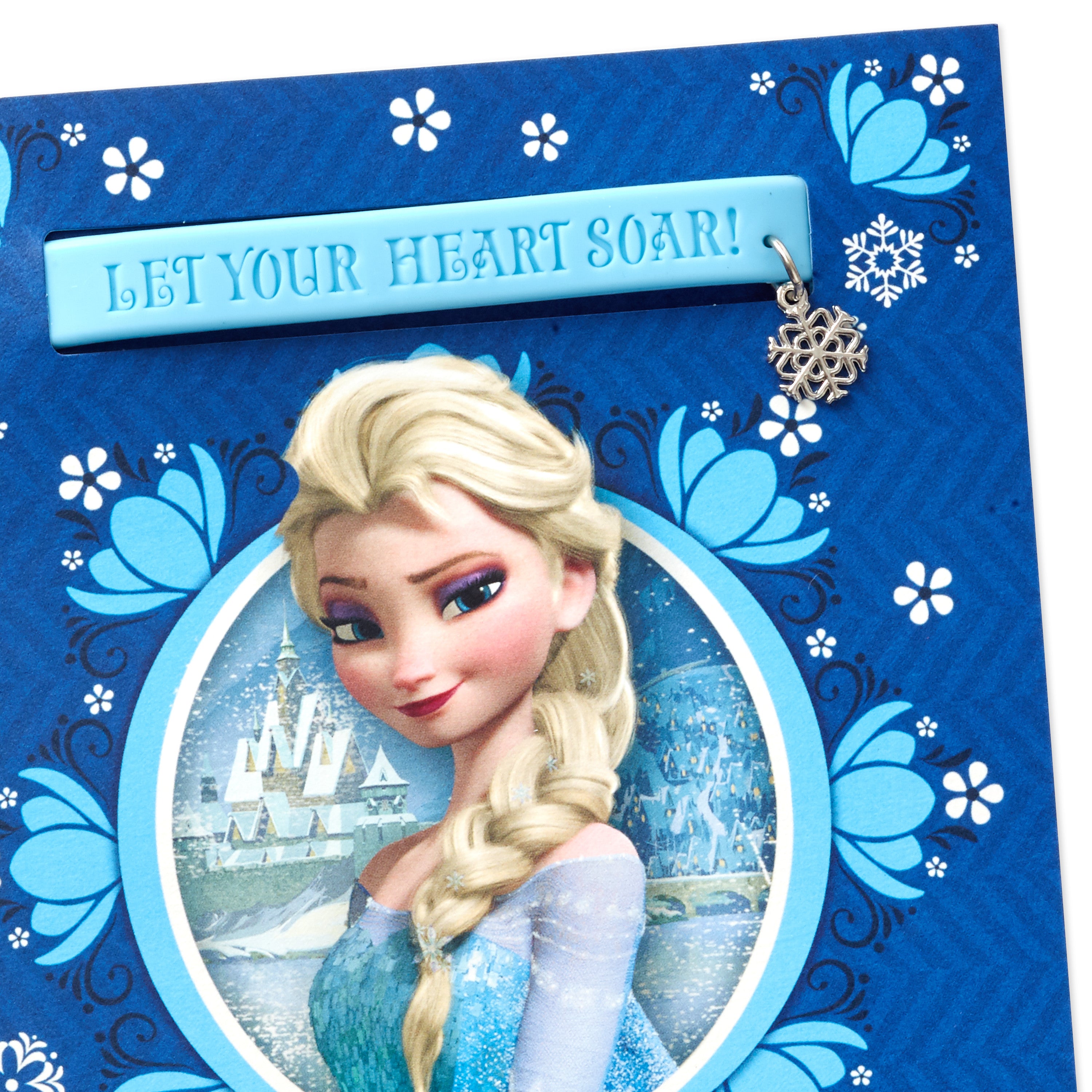 Birthday Card for Girl (Elsa Frozen Charm Bracelet)