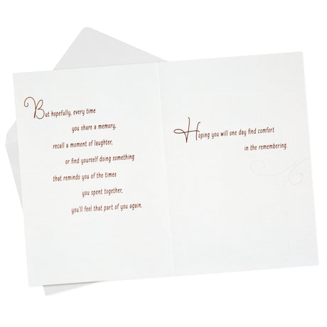 Sympathy Card (Gemstone Feather)