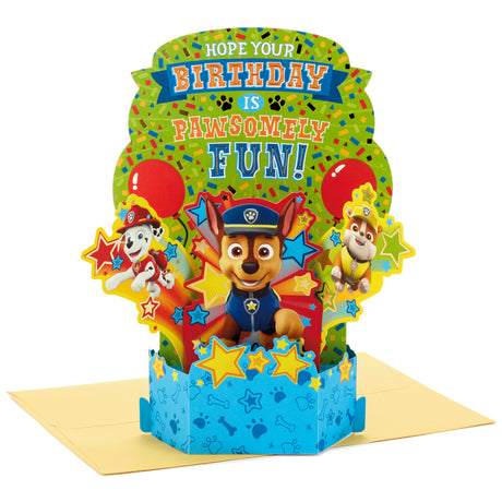  Paper Wonder Pop Up Birthday Card for Kids (Paw Patrol)