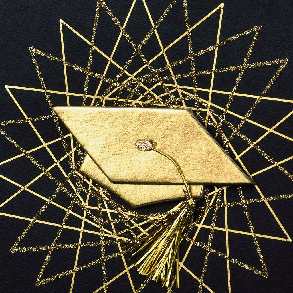 Signature Graduation Card (Graduation Cap With Tassel Hats Off to You)