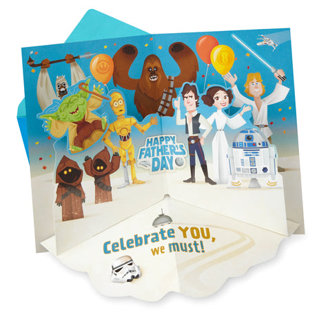 Star Wars Father's Day Card (Yoda, Celebrate You, We Must)