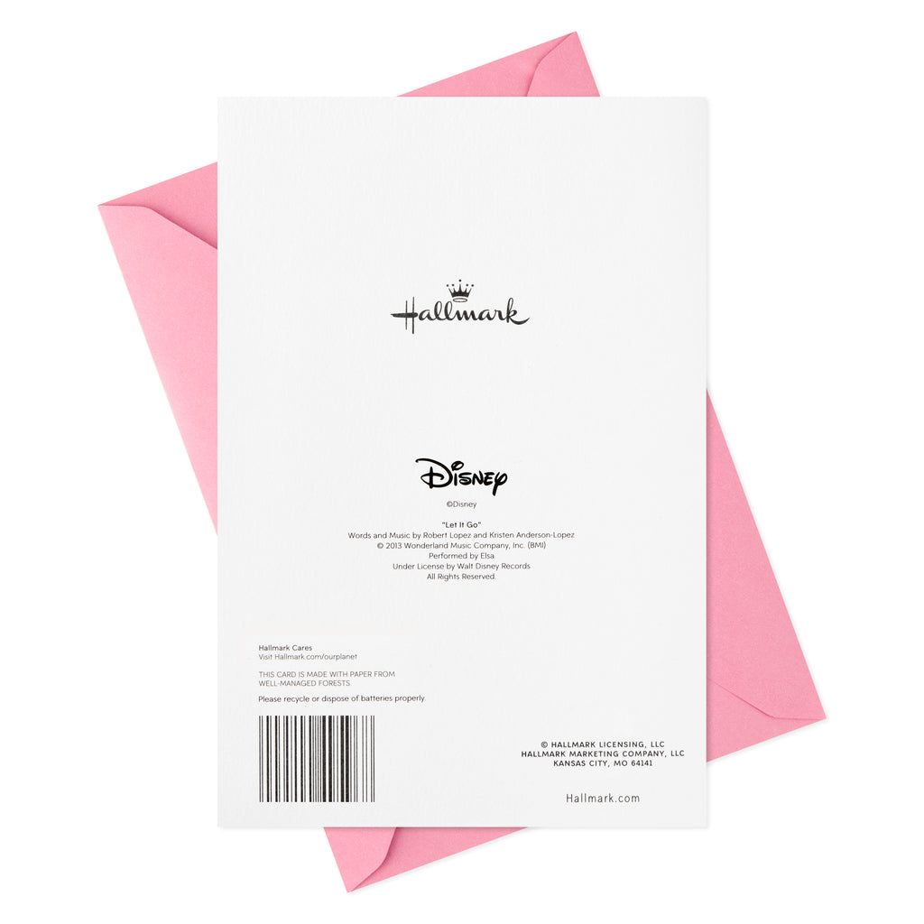 Disney Frozen Musical Christmas Card for Kid (Plays Let it Go)