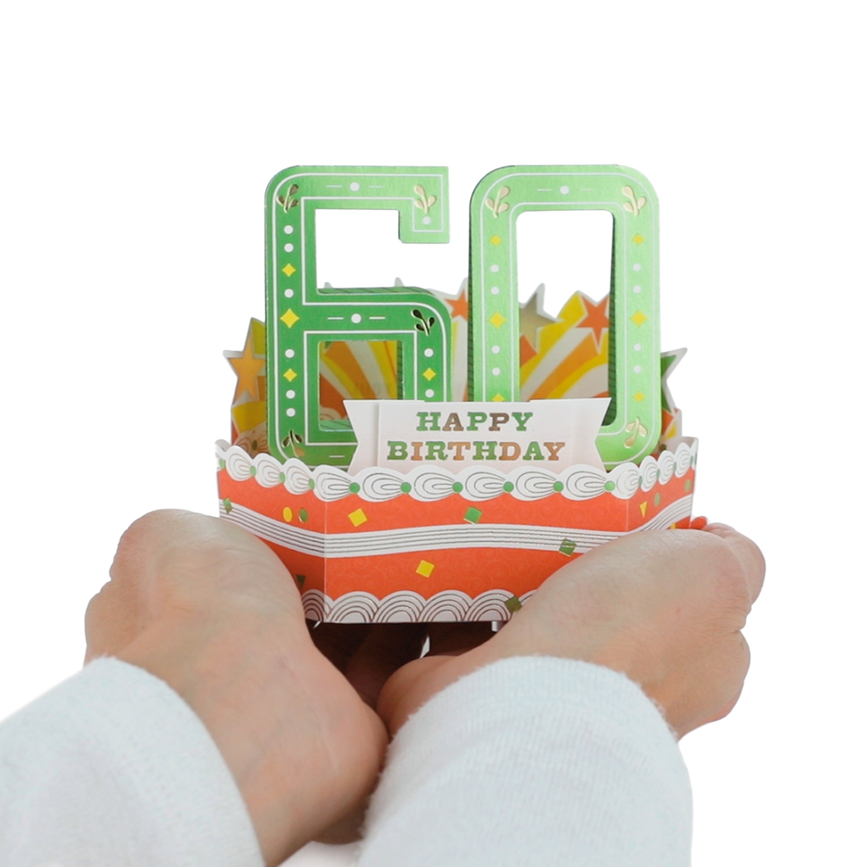 Paper Wonder 60th Birthday Pop Up Card (New Year of You)