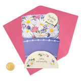 Paper Wonder Thinking of You, Birthday, Encouragement Pop Up Card (Displayable Daisy Bouquet)