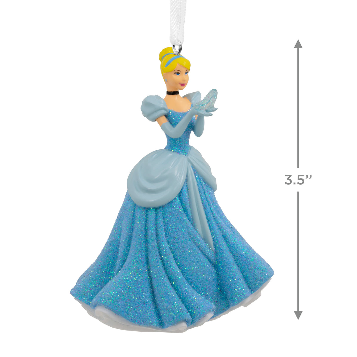 Disney Cinderella Holding Glass Slipper Christmas Ornament