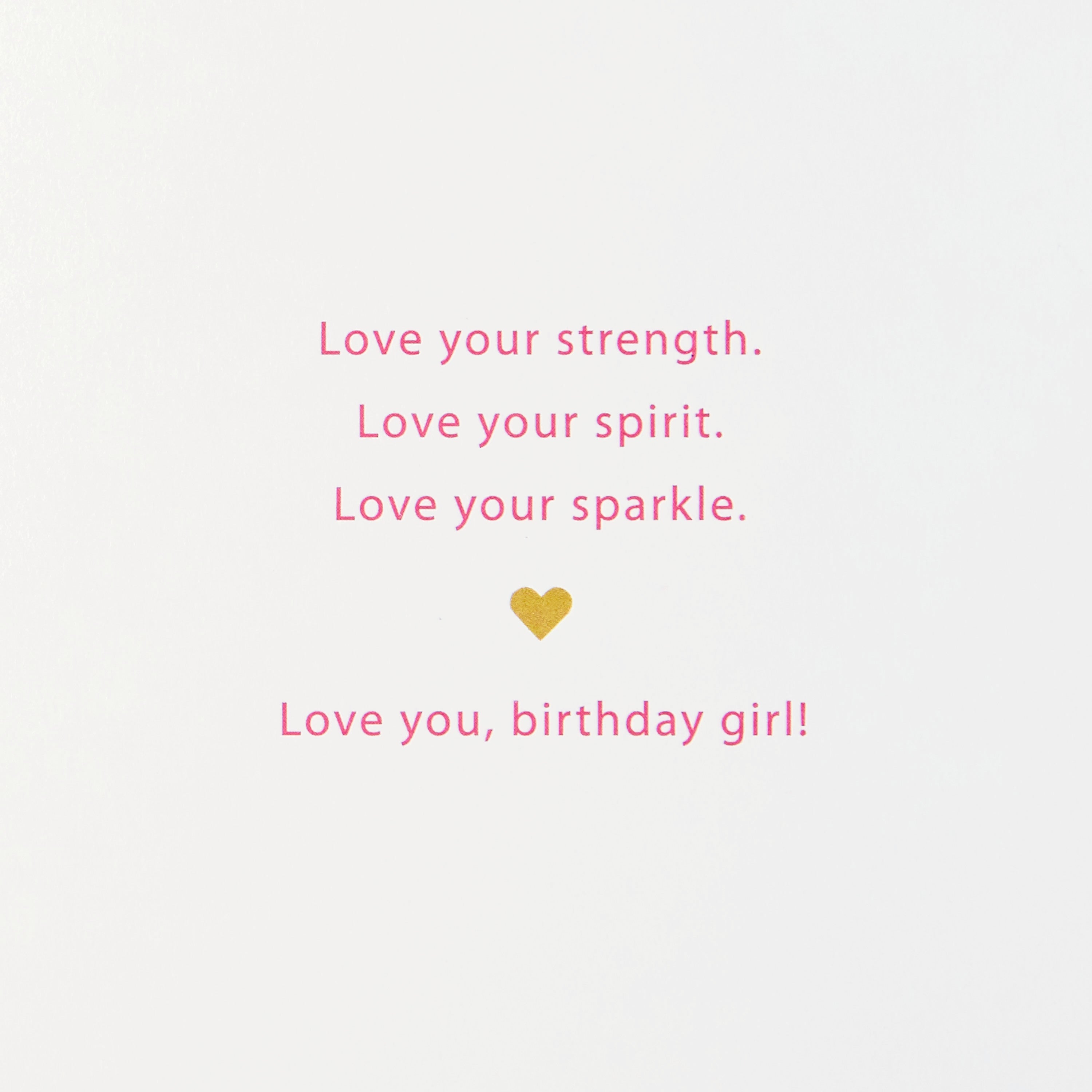 Signature Birthday Card for Her (Heart and Stripes)