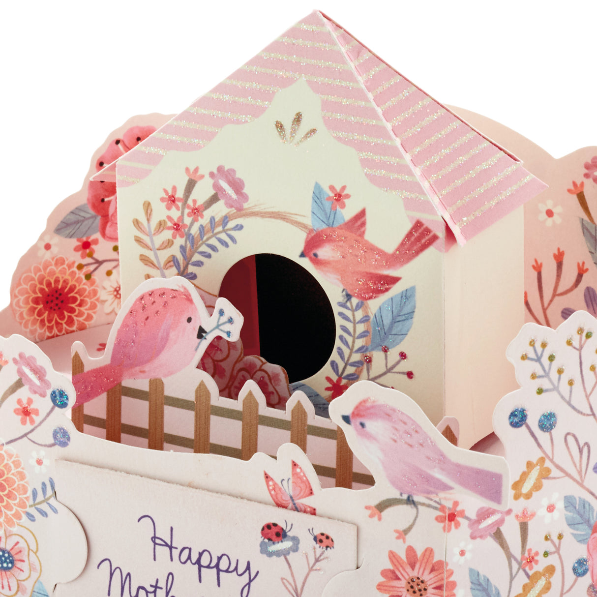 Pop Up Mothers Day Card (Displayable Bird House)