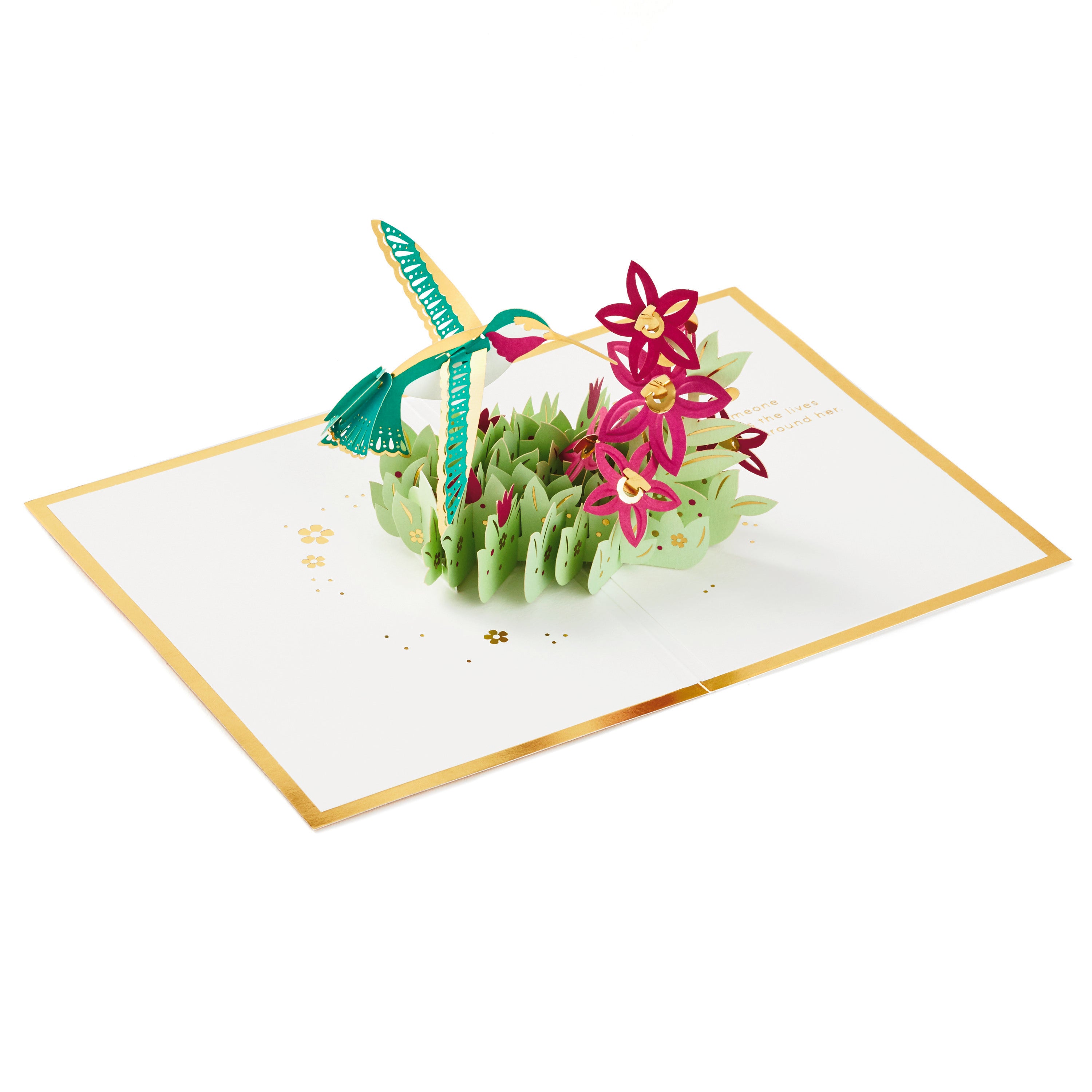 Signature Paper Wonder Pop Up Mothers Day Card (Hummingbird)