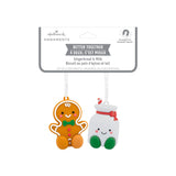 Better Together Gingerbread and Milk Magnetic Christmas Ornaments, Set of 2