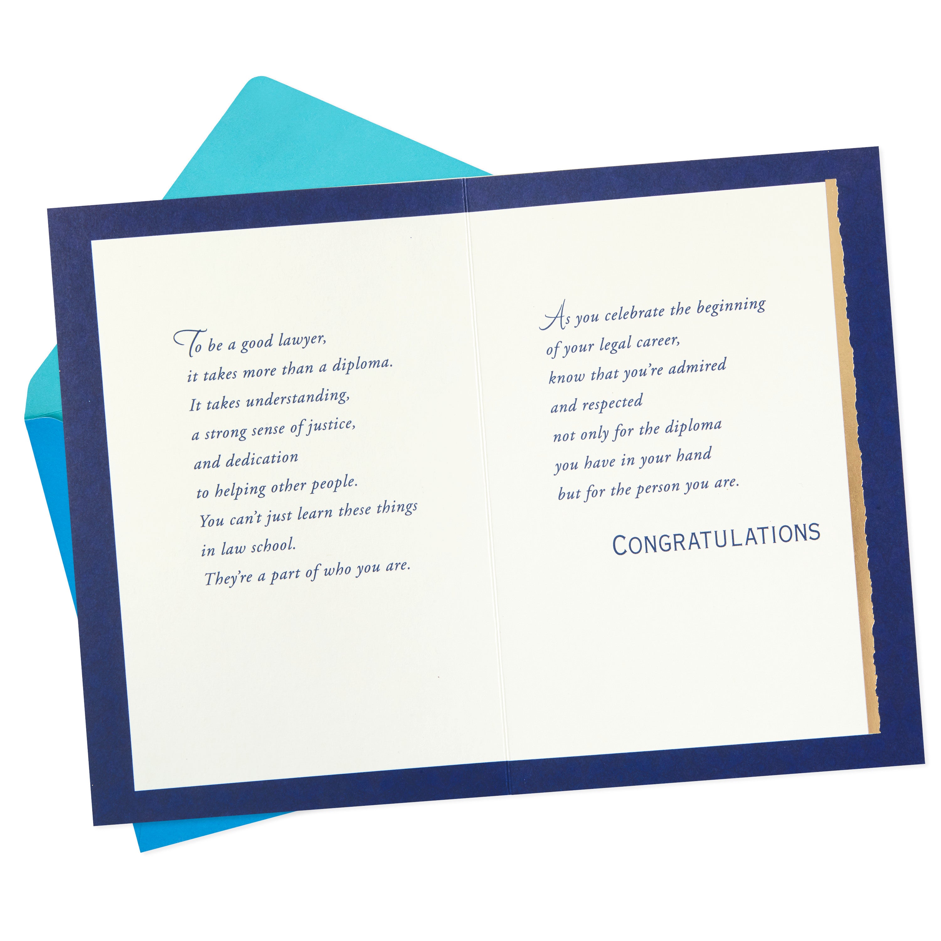 Law School Graduation Card (To Be a Good Lawyer)