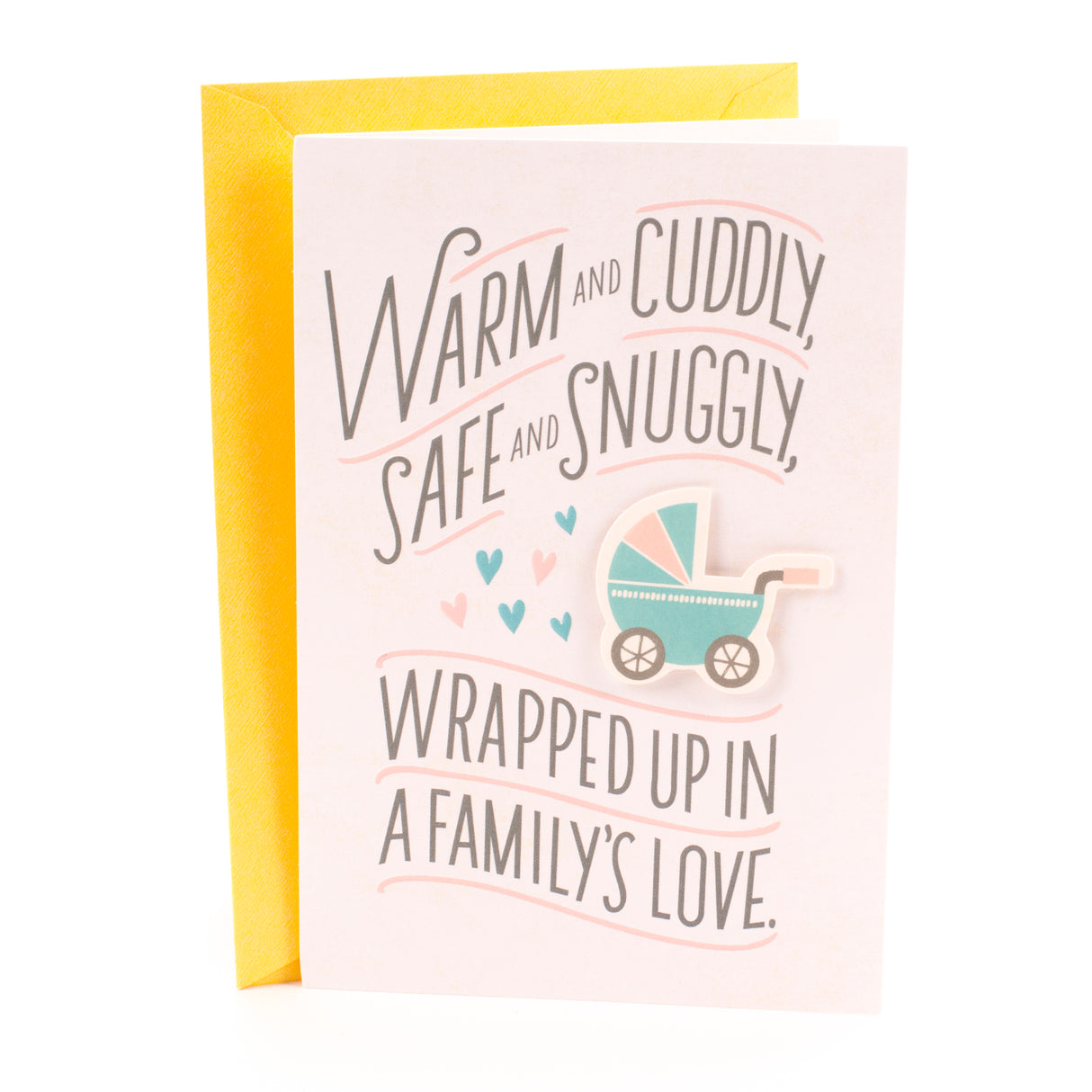 Baby Greeting Card for Grandparents (Warm and Cuddly New Grandbaby)