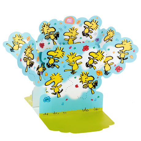 Peanuts Pop Up Mothers Day Card from Son or Daughter (Snoopy and Woodstock)