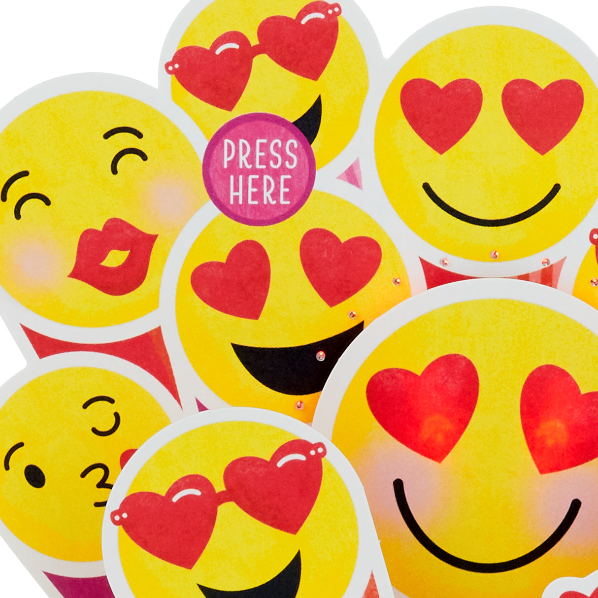 Paper Wonder Pop Up Musical Valentines Day Card (Emojis, Plays You Make My Dreams)