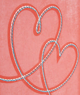 Valentine's Day Card for Son or Daughter from Mom (Stitched Hearts)