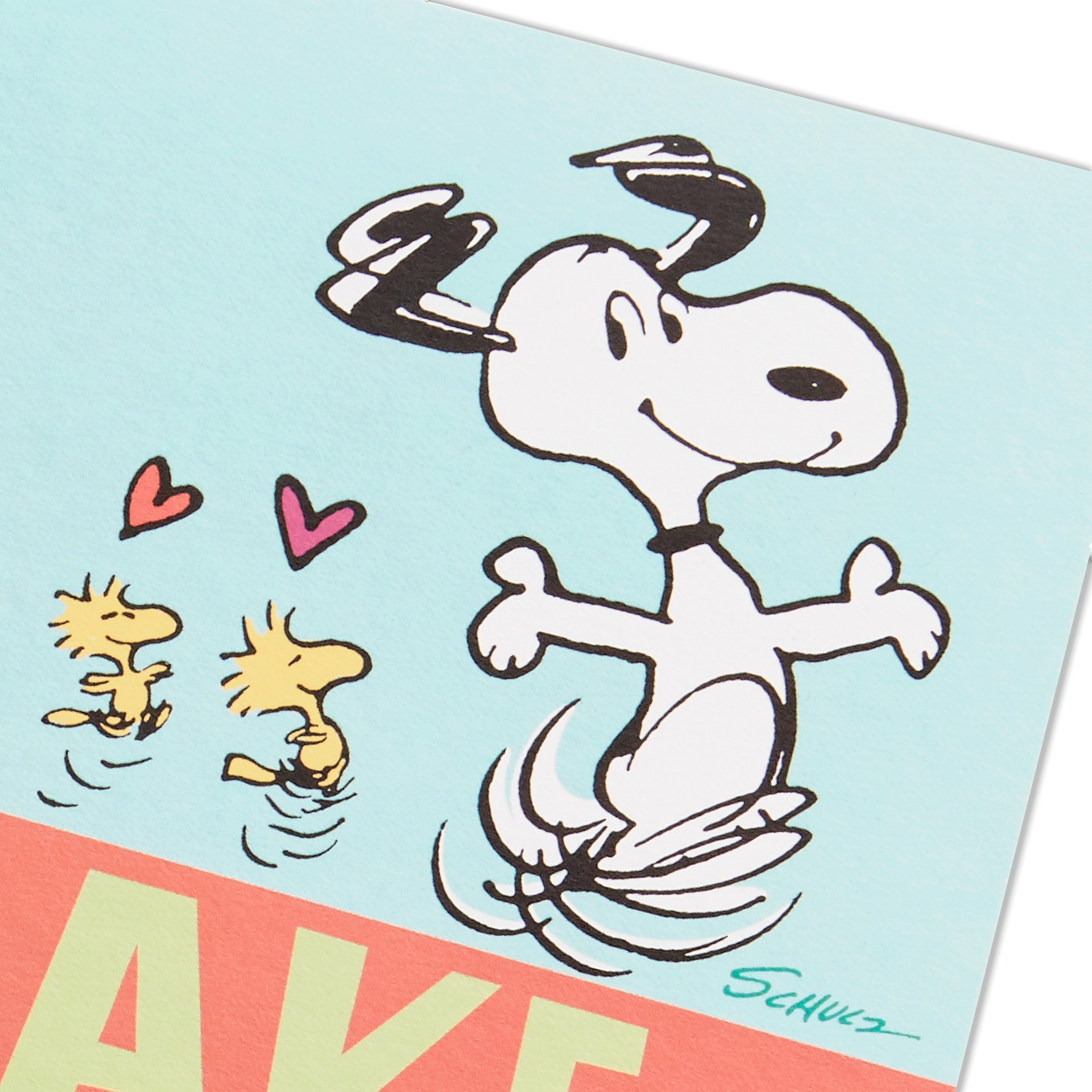 Pop Up Peanuts Birthday Card for Mom (Snoopy, Hugs and Kisses for You)