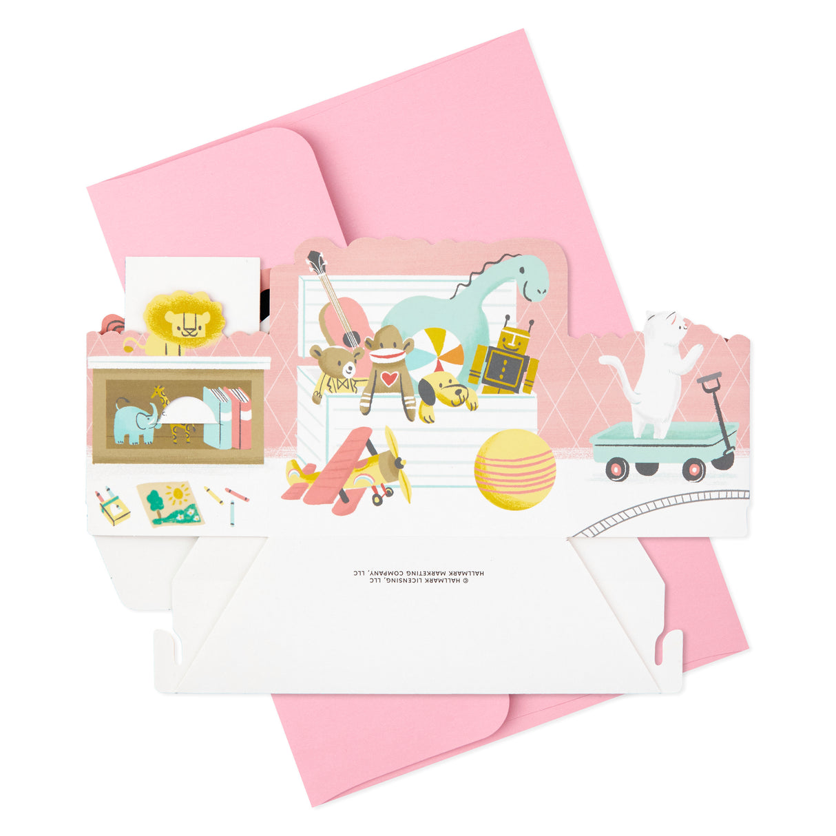 Paper Wonder Pop Up Baby Shower Card for Baby Girl (Nursery)