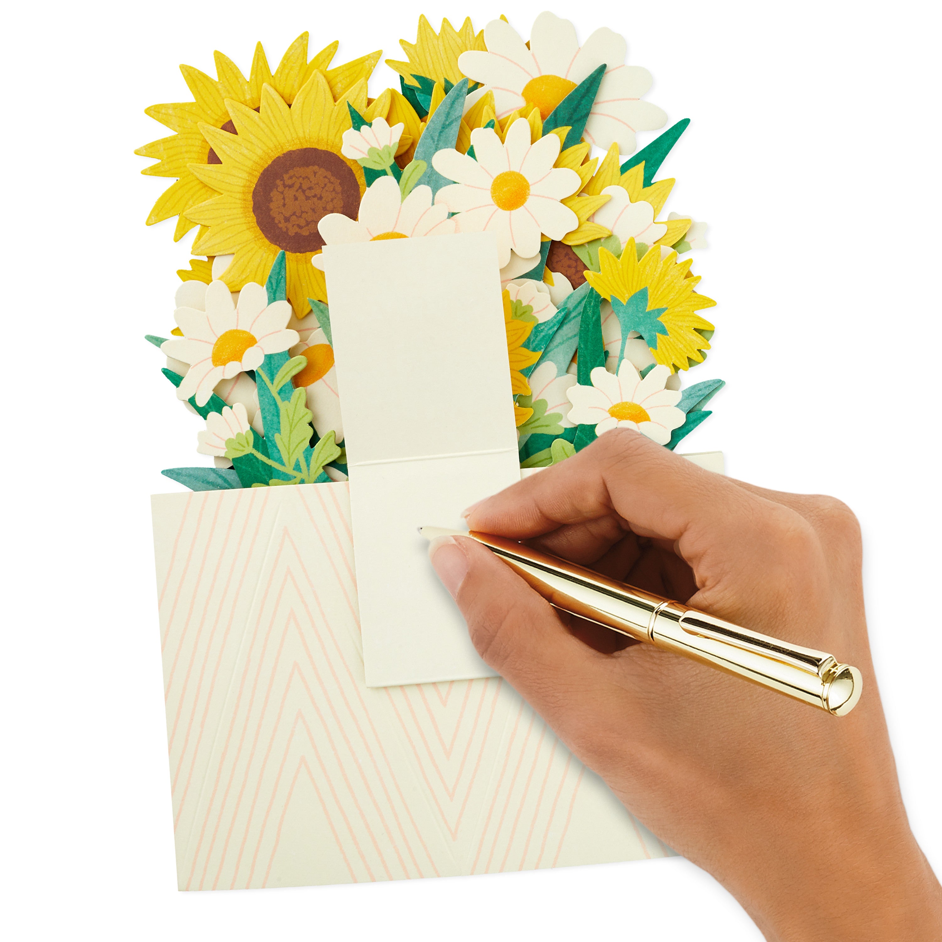 Paper Wonder Thinking of You, All Occasion Pop Up Card (Sunflower Bouquet)