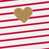 Signature Birthday Card for Her (Heart and Stripes)