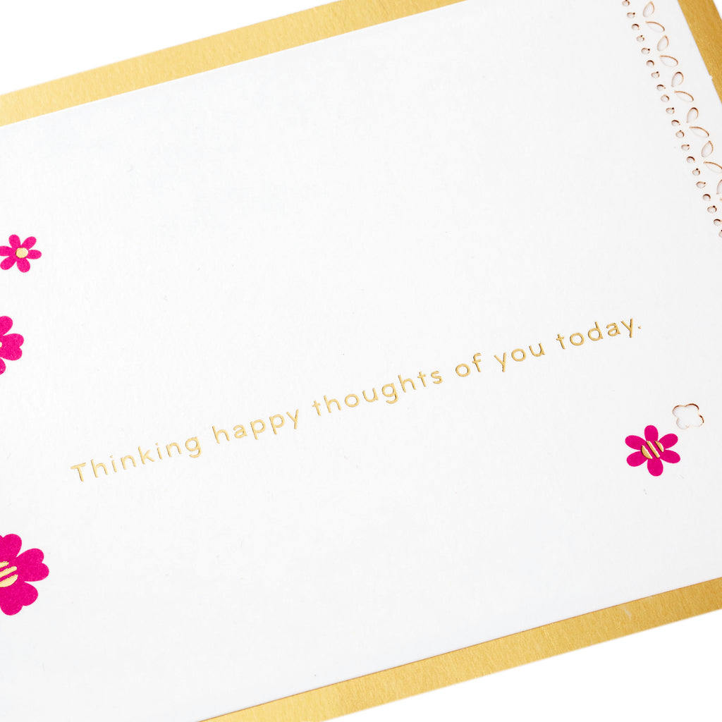 Signature Paper Wonder Pop Up Card, Happy Thoughts Bouquet (Nurses Day Card, Teacher Appreciation )