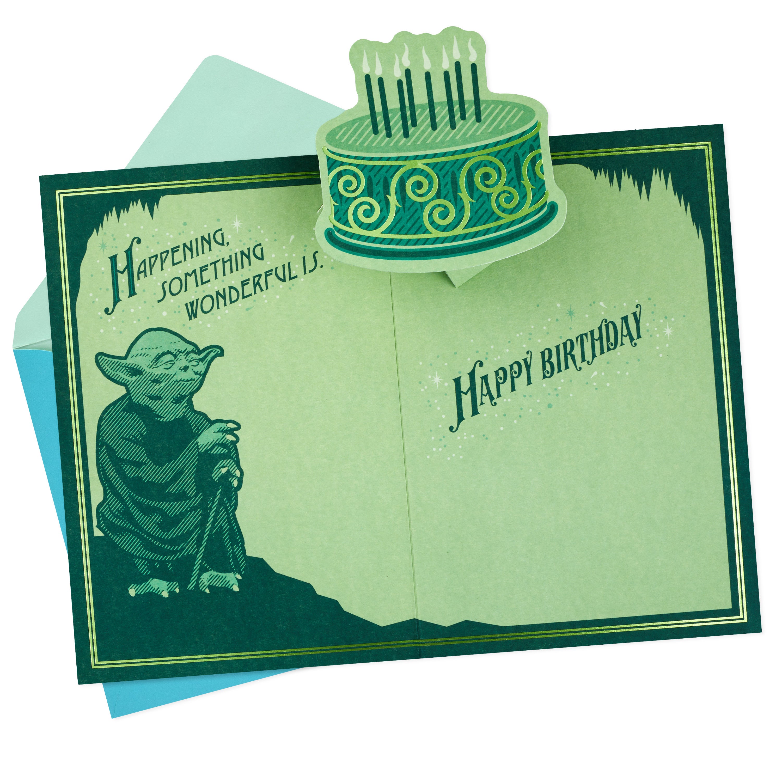 Star Wars Birthday Card (Yoda)