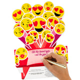 Paper Wonder Pop Up Musical Valentines Day Card (Emojis, Plays You Make My Dreams)