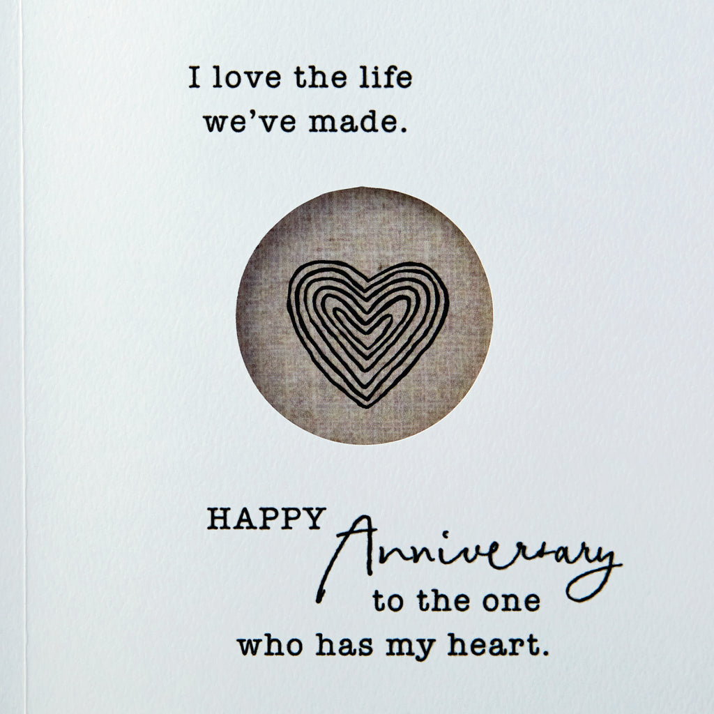 Anniversary Card (Two Hearts)