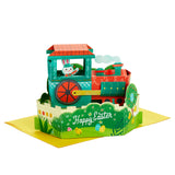 Paper Wonder Musical Pop Up Easter Card with Motion (Easter Train)