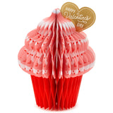 Paper Wonder Pop Up Valentines Day Card (Honeycomb Cupcake)