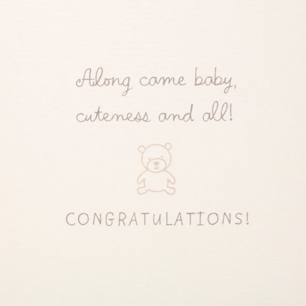 Signature Paper Craft Baby Shower Card (Stroller)