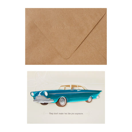 Signature Father's Day Card (Vintage Classic Car, Don't Make 'Em Like You Anymore)