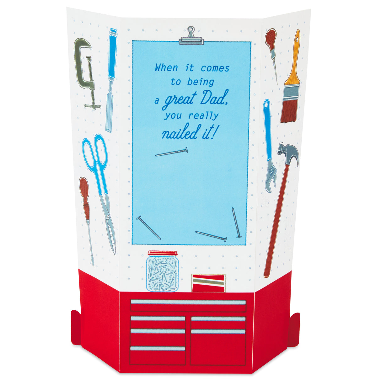 Paper Wonder Pop Up Father's Day Card (You Really Nailed It)