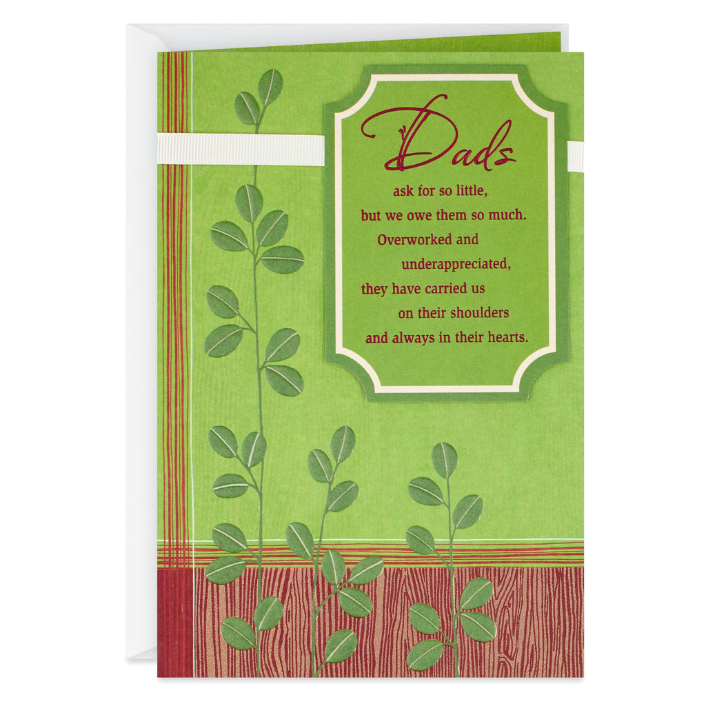 Birthday Greeting Card to Father (Loved and Appreciated)