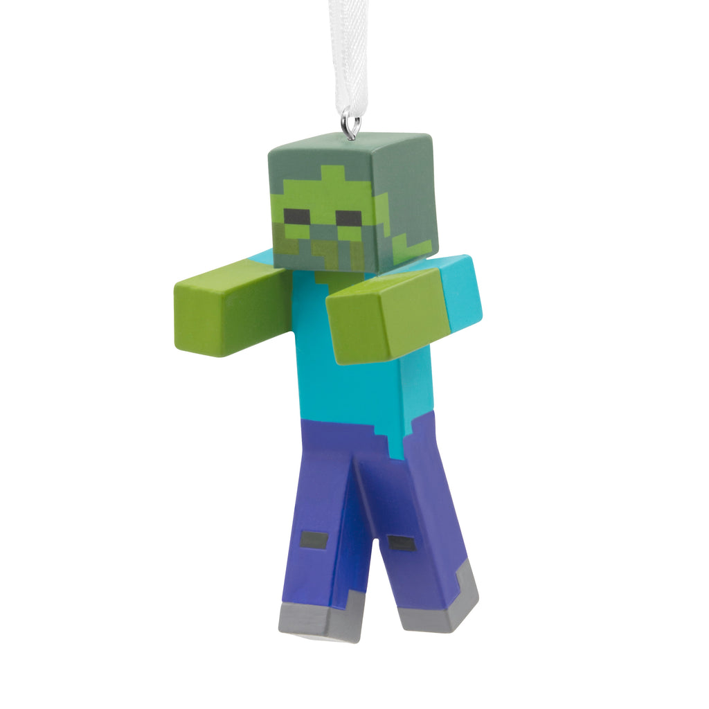 Minecraft Zombie Christmas Ornament