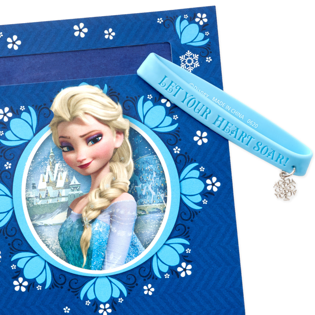 Birthday Card for Girl (Elsa Frozen Charm Bracelet)