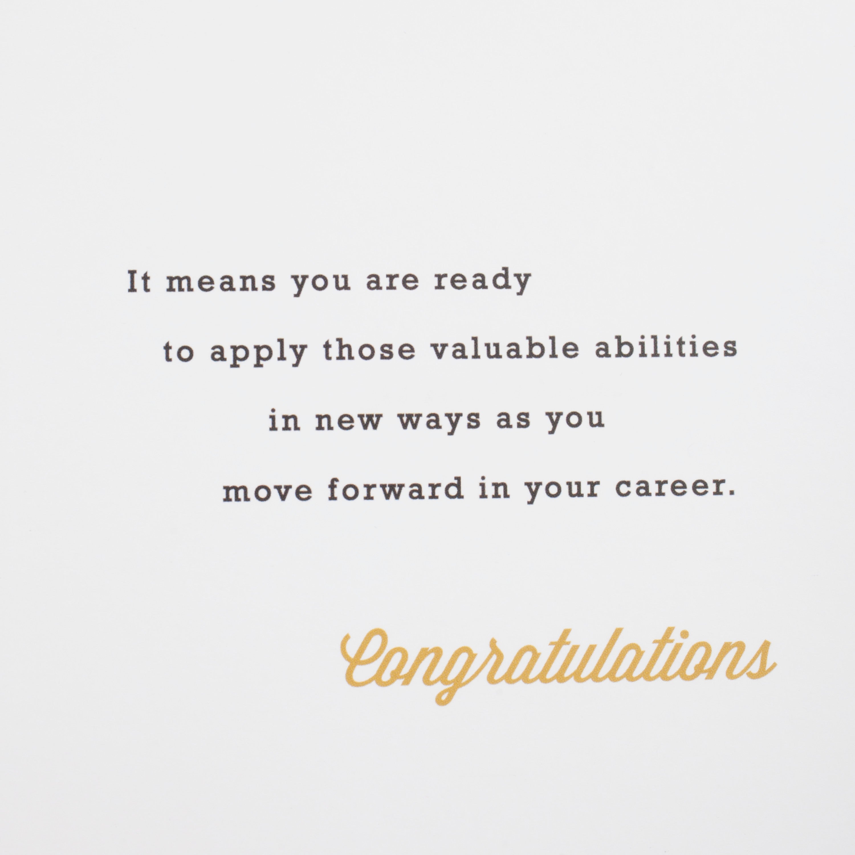 Master's Degree Graduation Card (Show the World What You Can Do)
