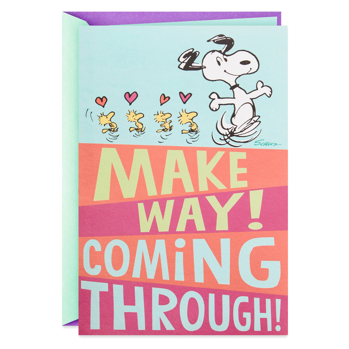 Pop Up Peanuts Birthday Card for Mom (Snoopy, Hugs and Kisses for You)