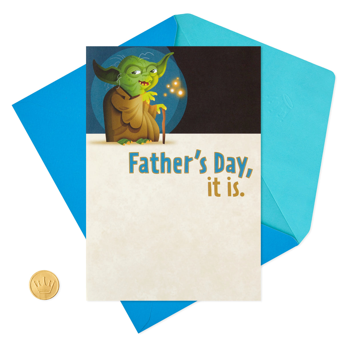 Star Wars Father's Day Card (Yoda, Celebrate You, We Must)