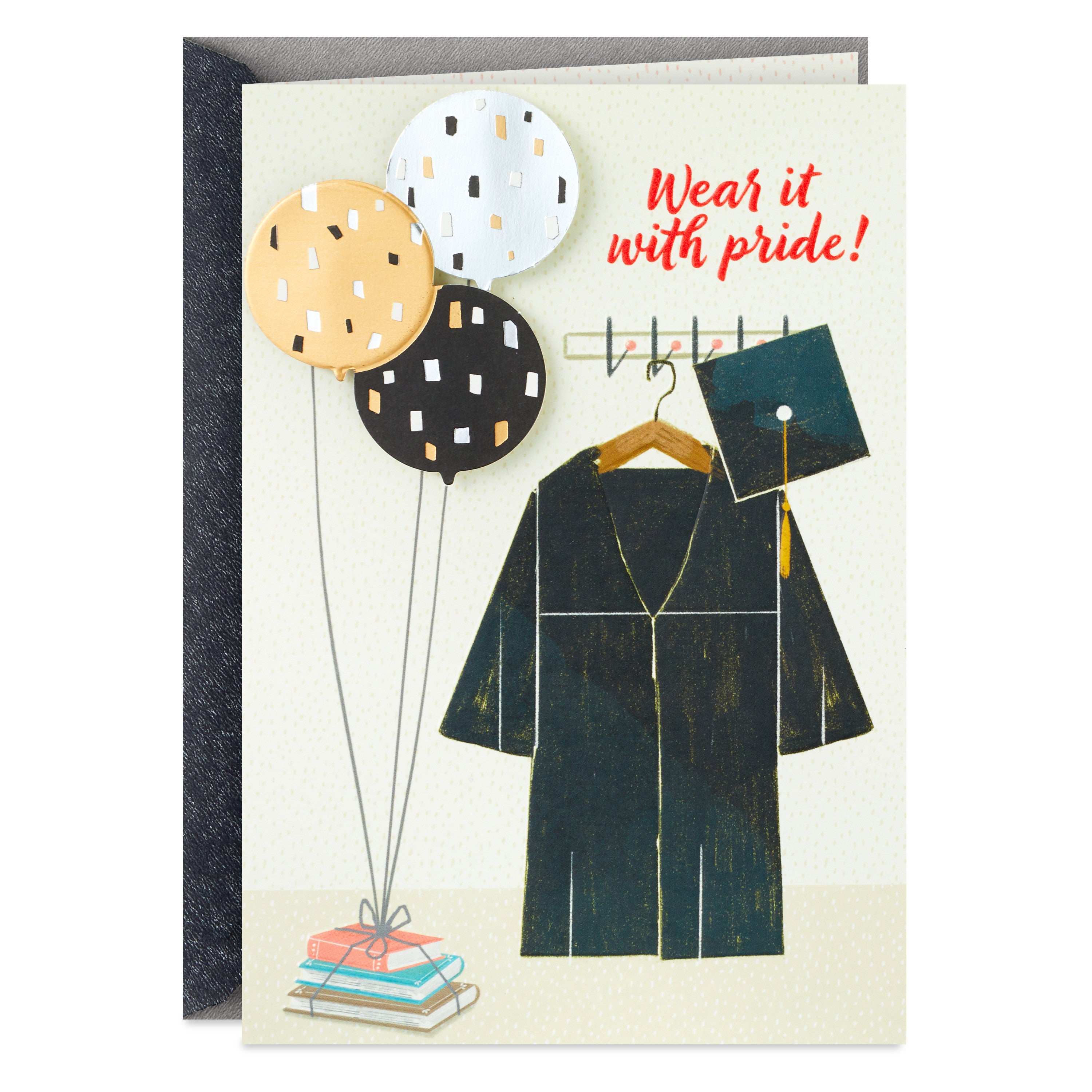 Graduation Card (Cap and Gown)